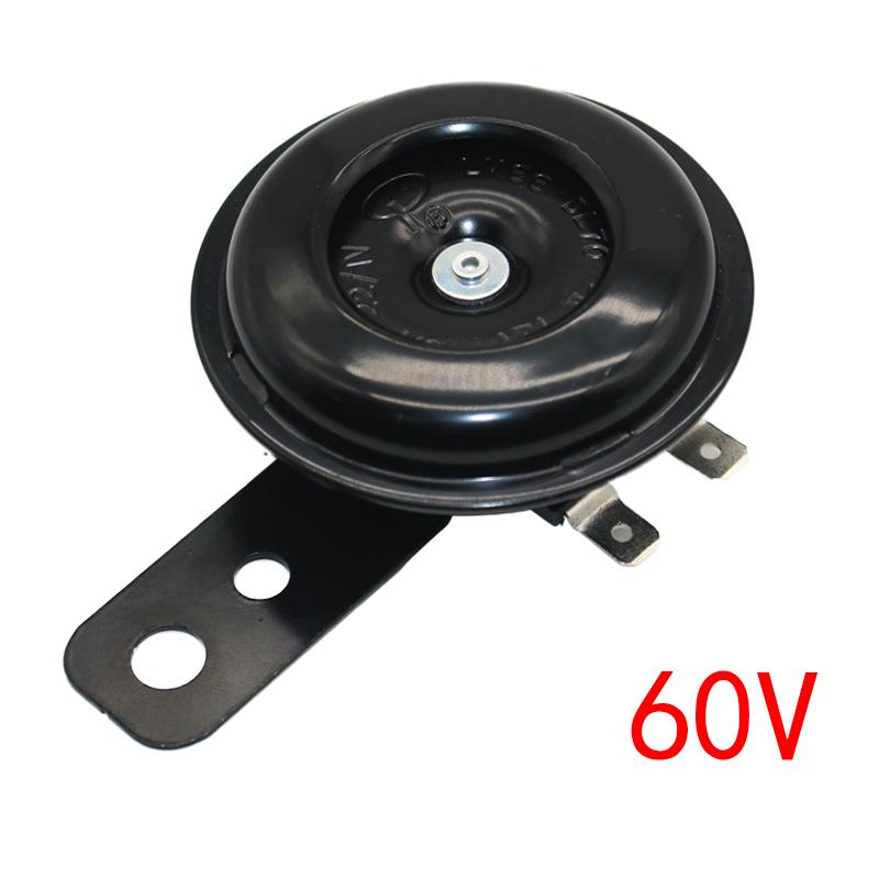 Universal 6V 12V 48V 60V 1.5A 105db Motorcycle Electric Horn Speaker Waterproof Round For Lightweight Off-Road Vehicle ATV
