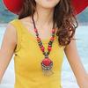 Women Vintage Bohemia Style Pendant Long Chain Sweater Necklace Jewelry Charm