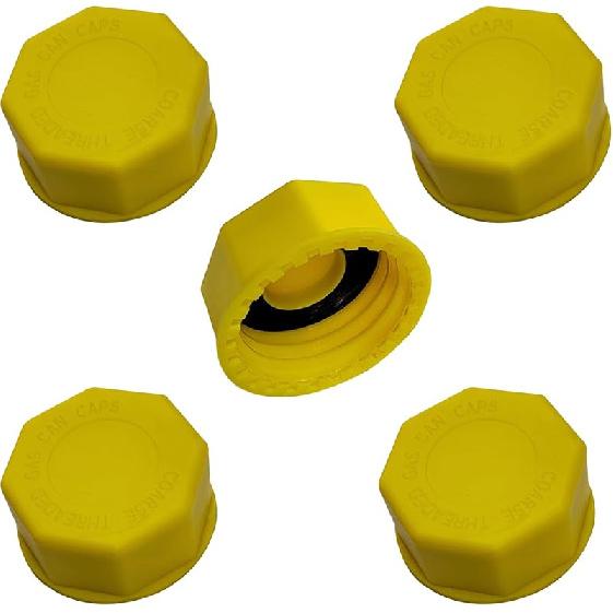 5 Gallon Gas Can Cap Replacement, Fits Most 1/2/3/5 Gallon Gas Cans, Portable Gas Tank Lid For 5+ Gallon Plastic And Metal Gas Cans, Includes Spout