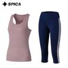 Seupika Yoga Set Sleeveless Top And Three-Quarter Length Leggings Spa616705