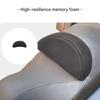 Memory Foam Seat Cushion Rear Seat Backrest Support Attachment To Reduce Fatigue During Motorcycle Rides