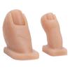 Nail Art Practice Toes Model Manicure Practice Toes Silicone Nail Painting Simulation Toes for Nail Salon Nail Art