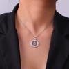 Single Layer Witch Knot Pendant Necklace With Crystal Accents Gothic Jewelry Christmas Gift For Women