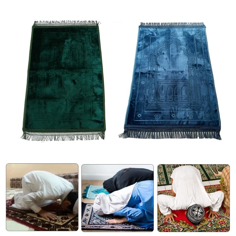 Elegant Middle Eastern Artwork Soft Prayer Rug Blanket Handwoven With Exquisite Patterns Easy To Clean