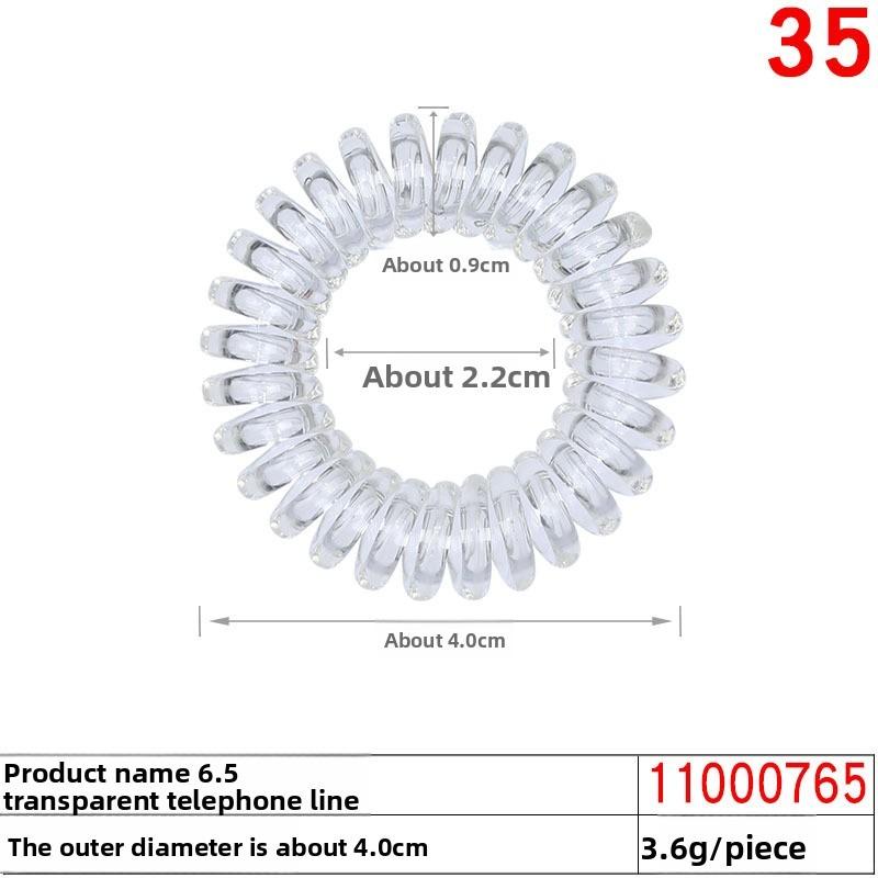 

Тонкий спиральный телефонный шнур, телефонный шнур с большой стяжной головкой 11000765#