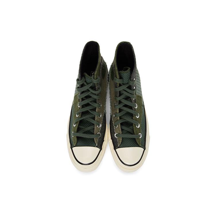 Chuck 70 Converse Hi 'Mono Patchwork - Black Forest' 167138C