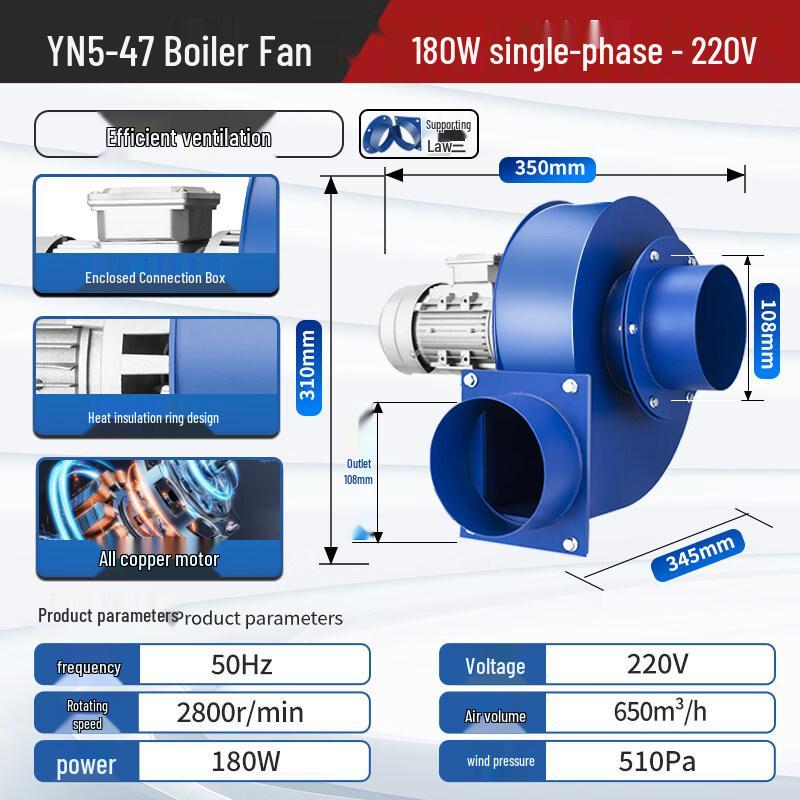 

Boiler Induced Draft Fan CN plug (adapter included)