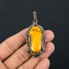 Lavish Mookaite Gemstone Pure Copper Wire Wrapped Handmade Pendant Jewelry