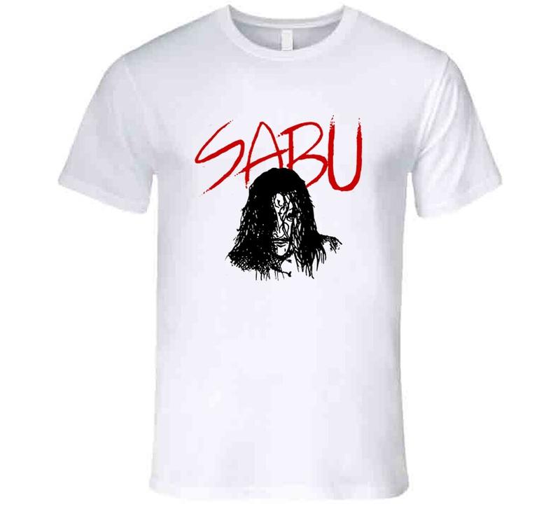 Sabu Retro 80s Wrestling Legend Unisex T-Shirt XXXL