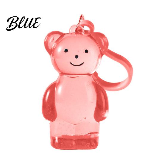 Stress Relief Fidget Toy Clear Bear Squeeze with Hanging Buckle Sensory Ball Slow Rising Sugar Decompression Animal Reliever