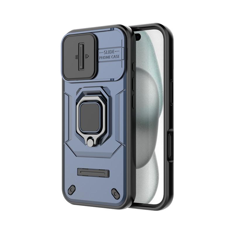 

For iPhone 17 Case iPhone 17 Cover Slide Camera Protector Holder Bumper Protective Phone Cases For iPhone 17 Air Pro Max Funda iPhone17 Pro синий