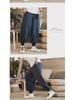 Men's Loose Linen Tang Suit Pants - Chinese Ancient Style Monk Pants