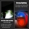 Travel Flashlight Waterproof Handheld Flashlight Long-Range Lighting Magnet Torch Light For Hiking Walking Car Fishing