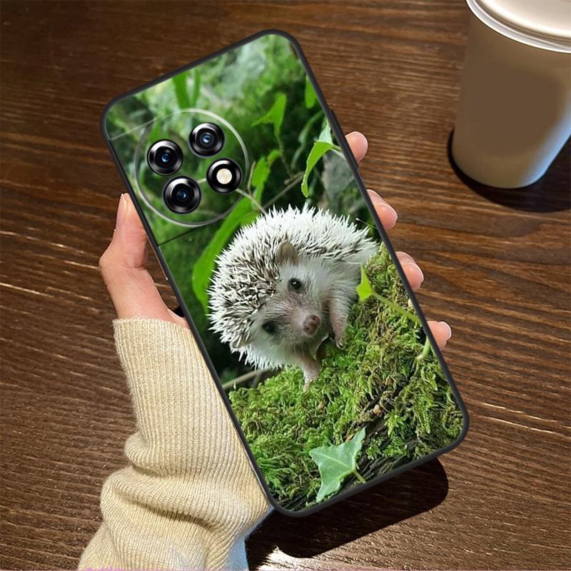 Cute Little Hedgehog For OnePlus 15 13 12 11 15R 13R 12R 8T 10T 13T Case For OnePlus Nord 5 CE 2 3 4 Lite N20 N30