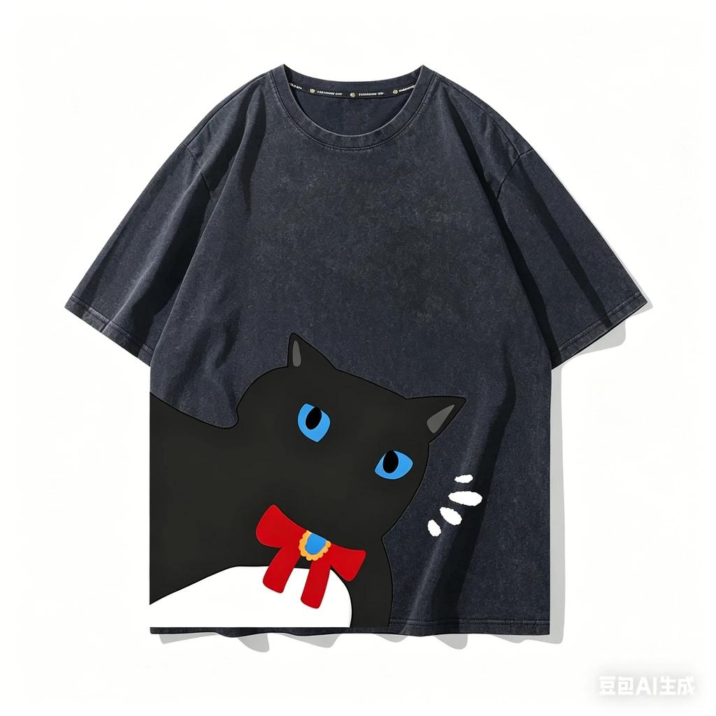 Arknights Anime Lover Washed T-shirt Year round clothing personality Clothes Plus Size Unisex Streetwear Couples high quality
