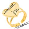 6pcs/lot Gold Plated Stainless Steel Base Rings Settings DIY Blank Knuckle Rings for Women Jewelry Charms Never Fade Wholesale