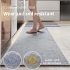 Vlies Küchenteppich - Extra lange ölabsorbierende Bodenmatte, rutschfest & hautfreundlich, minimalistisches Design für die Küche