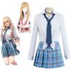 Kitagawa Marin Cosplay Anime My Dress Up Darling Kitagawa Marin Cosplay Costume Dresses School Uniform Wig Earrings Suit Girls