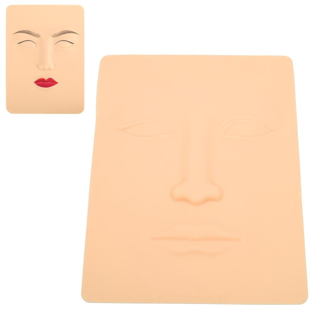 Face Tattoo Practice Skin Silicone Eyebrow Lips Eyeliner Microblading Tattoo Practice Skin
