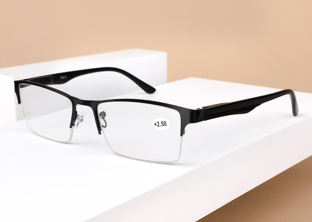 

Reading Eyeglasses for For Men And Women Alloy Eyeglass Frame Spring Hinge Glass Anti Glare Filter Lightweight Eyeglasses Quality Readers 1.75
