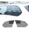 Rear Side Quarter Window Decal Compatible with Nissan Pathfinder 2013-2018,Rear Side Window Flag Decals Sticker (American Flag)