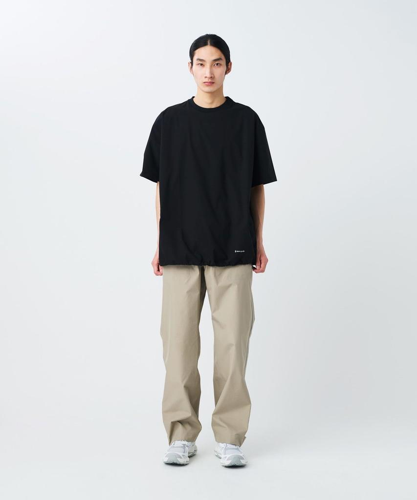 ComfortFlex Short Size M [Snow Peak] T-Shirt CS-26SU014 T-shirt, Sleeve, Men's/Women's, BLACK,