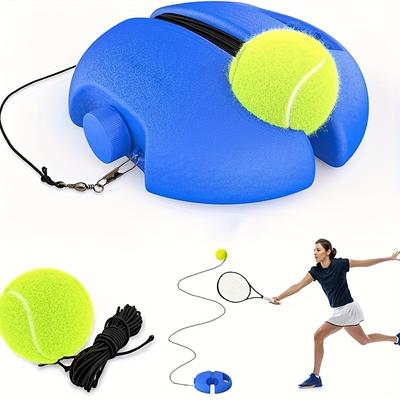 Durable Tennis Practice Kit with High Stretch Base and Polypropylene Rope for Optimal Performance - PP Material, Suitable for Adult Men and Women