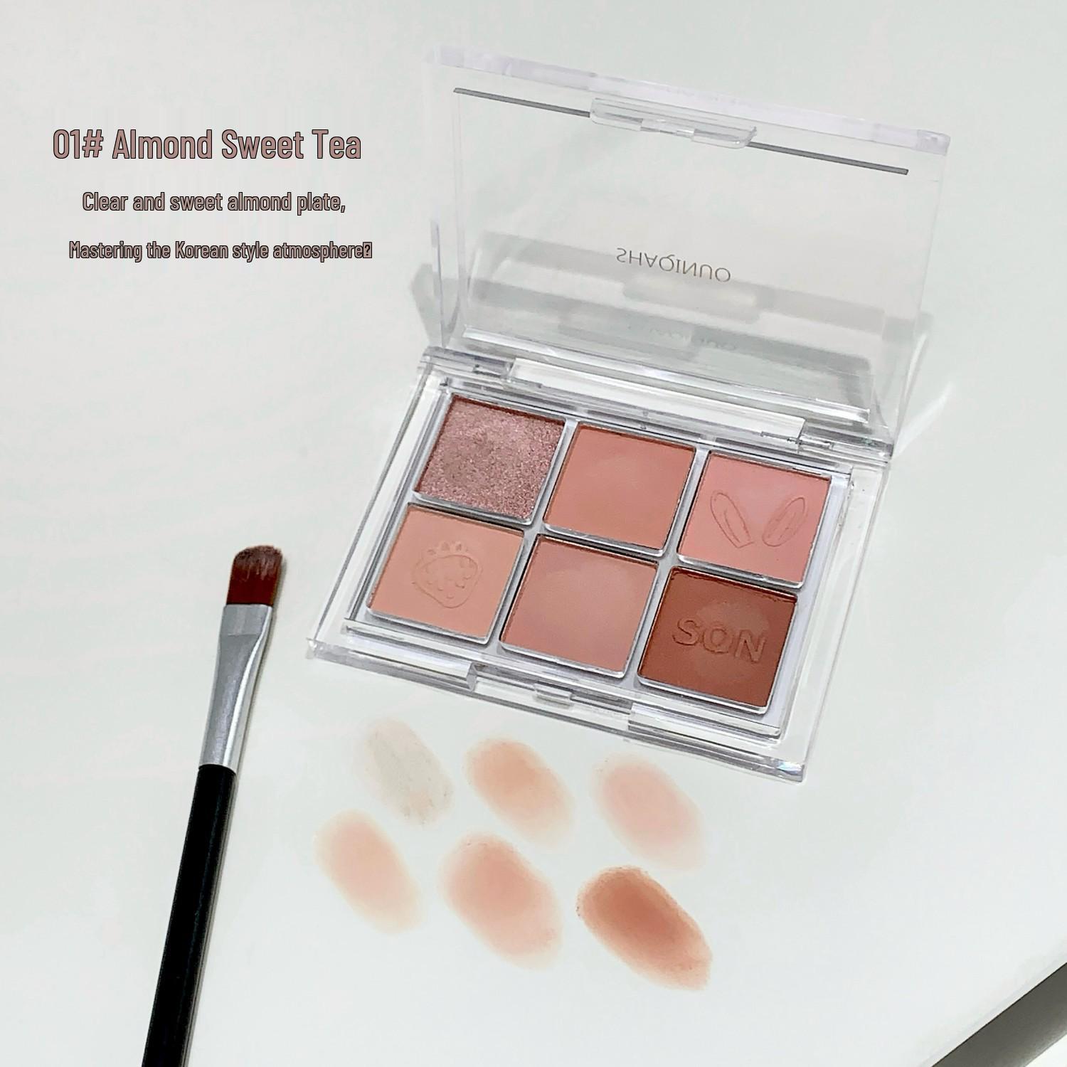 Shaqinuo Sunset Matte & Pearlescent Earth Tone Eyeshadow Palette - Versatile, Multi-use Contour & Color Makeup Collection