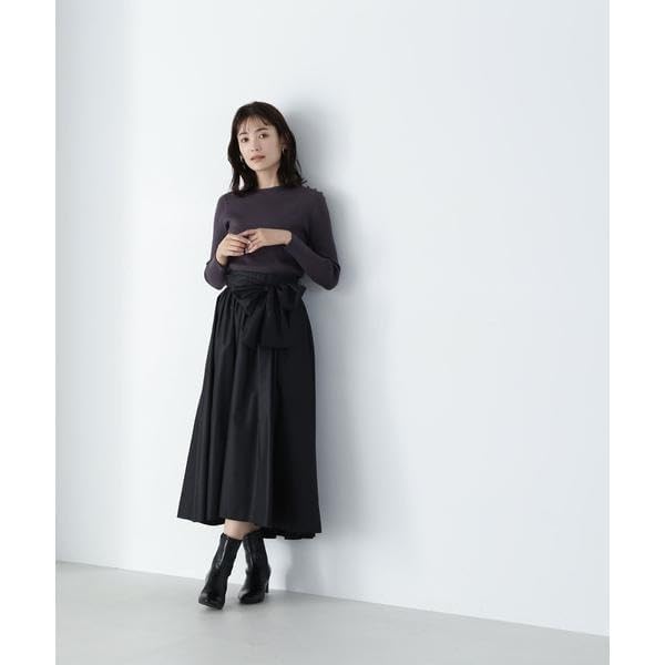Natural Beauty Basic Asymmetrical Rib Knit Sweater In Charcoal Women's