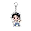 Cute Souvenir Kingring Kpop Demon Hunter Q Version Acrylic Keychain Friends Key Rings Lovely Bag Pendant Gift
