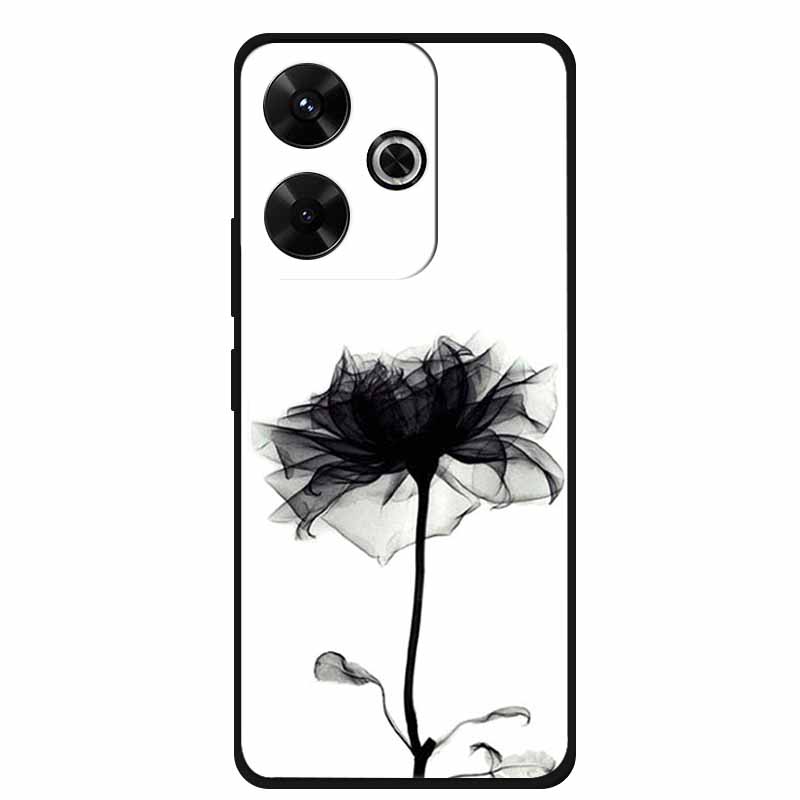 

Phone Case For POCO M6 4G Back Cover Case M6Plus Black Silicone Soft Coque For Xiaomi Redmi 13 13x Poco M6 Plus Case M 6 Plus Poco M6 4G