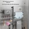 Compact Rotatable Carbon Fiber Heated Towel Rack with Drying & Sterilization
