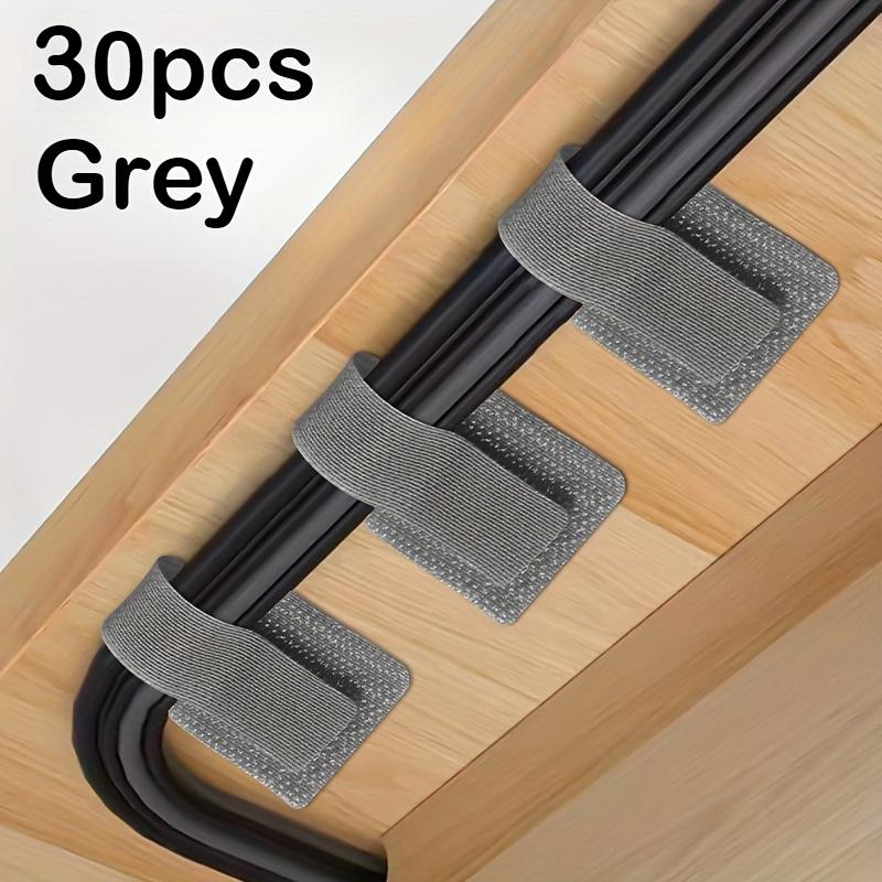 Xiaomi 30pcs Reusable Cable Ties Self Adhesive Adjustable Cord Straps Wire Organizer for Desk Cable Management Hook Loop
