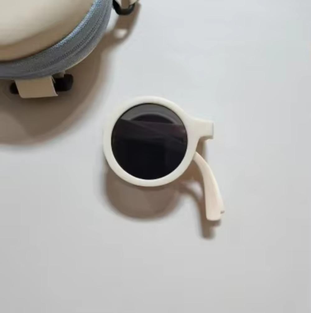 Ochelari de soare pliabili pentru copii, fete și băieți, drăguți, rotunzi, ochelari de soare, copii, ochelari de vedere, ochelari de soare pentru copii, ochelari de protecție UV, pliabili