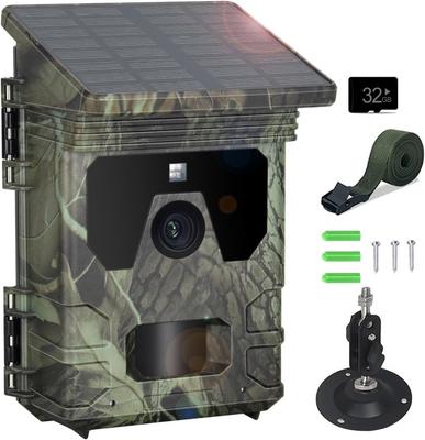 LS VISION Caméra de surveillance solaire pour la faune sauvage 50 MP 4K, vision nocturne, détection de mouvement 0,3 s, étanche, pour le jardin, la chasse et l'extérieur