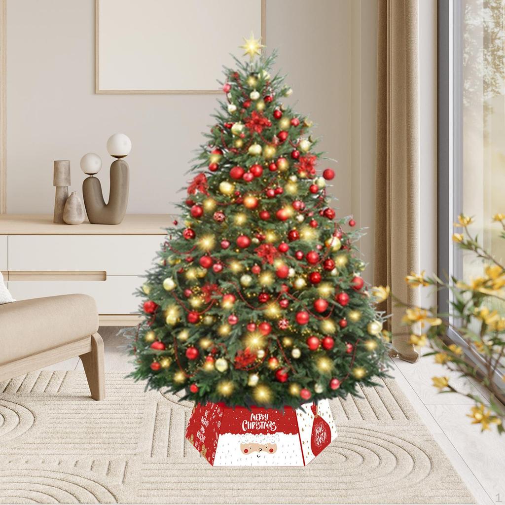 Vánoční stromeček dekorace límec Ornament šestiúhelník, Xmas Decor Base