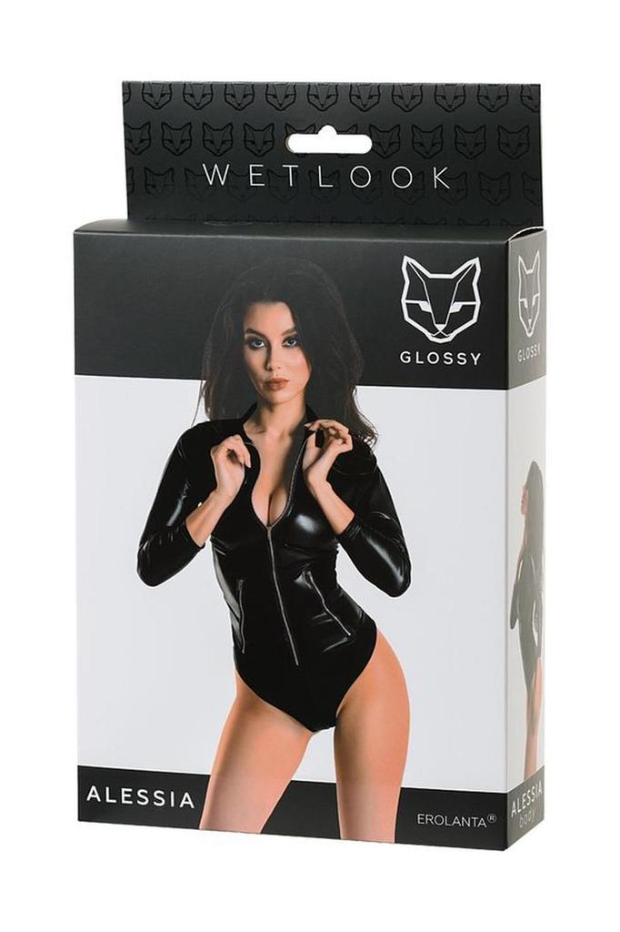 Wetlook Body Dress Alessia - Black L