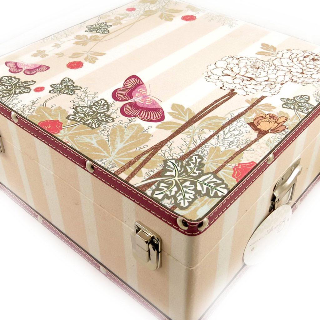 Les Trésors De Lily [L1945] - Set of 2 Trunks 'Belle Epoque' Taupe Pink Toy Boxes