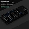 Bluetooth Wireless Dual-Mode Mini Keyboard with 2.4G Connectivity and Laser Light for Mobile Phones and Tablets