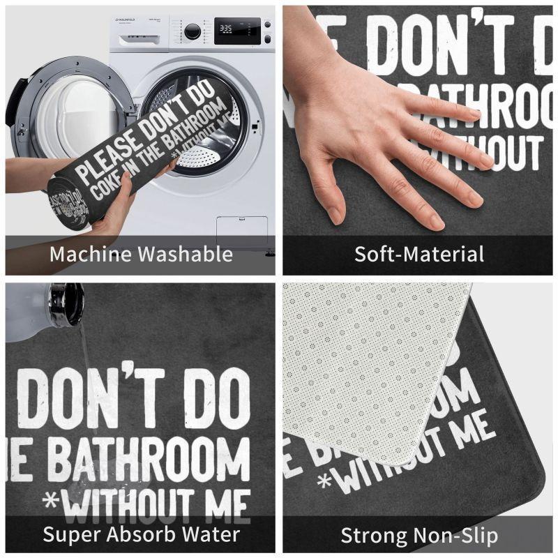 Please Don't Do Coke In The Front Floor Door Entrance Mat Indoor Gift Bath Kitchen Doormat Bedroom Carpet Rug Home Decoration