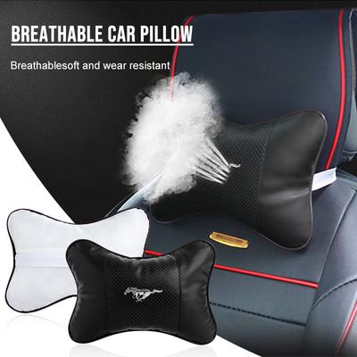 Car Neck Pillows Car Headrest Cushion Support Seat Car Goods For Focus MK3 Ranger Fiesta S-Max Mondeo MK4 Kuga