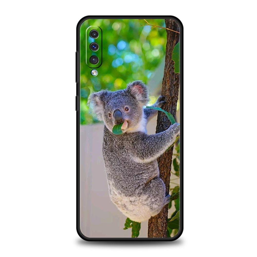 Phone Case For Samsung A56 A36 A26 A54 A52 A24 A14 A50 A70 A30 A40 A20E A06 A12 A22 A34 A42 A32 5G A04s A16 Cover Koala