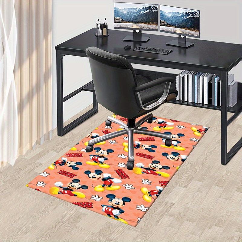 

Mickey Mouse Patterned Office Carpet, Desk Mat Rug Gift for Home Decor, Birthday Present, Perfect for Playroom or Study Area (Mickey Mouse T 60cm by 90cm