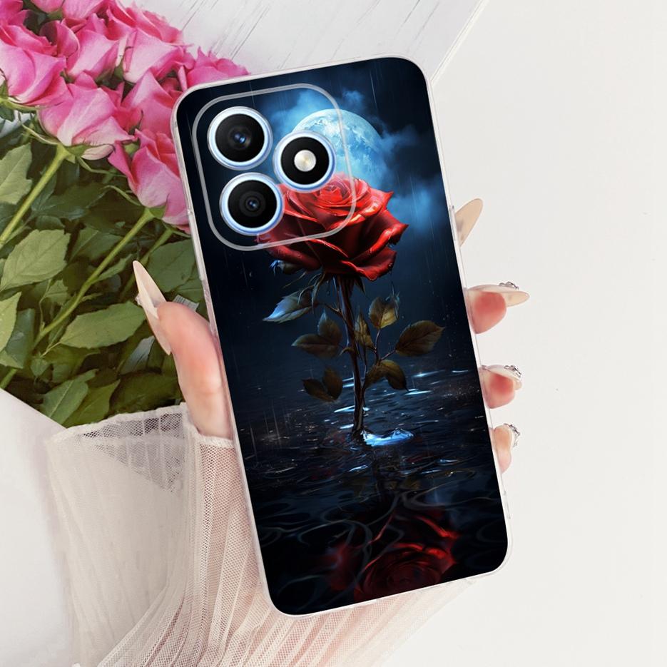 For Honor X8d 4G Case Cool Fashion Painted Cover 6.77'' Soft Silicone Phone Case For Honor X8d X 8d HonorX8d 4G Back Cover Coque
