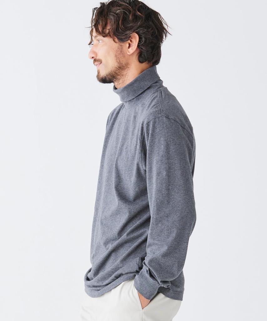 LL Bean Carefree Unshrunkable Japan 1000066291 Men's Turtleneck, Fit, XL, White,