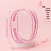 15CM Double Zipper Ita Bag: Durable Transparent Cotton Carrier for Doll Figurines