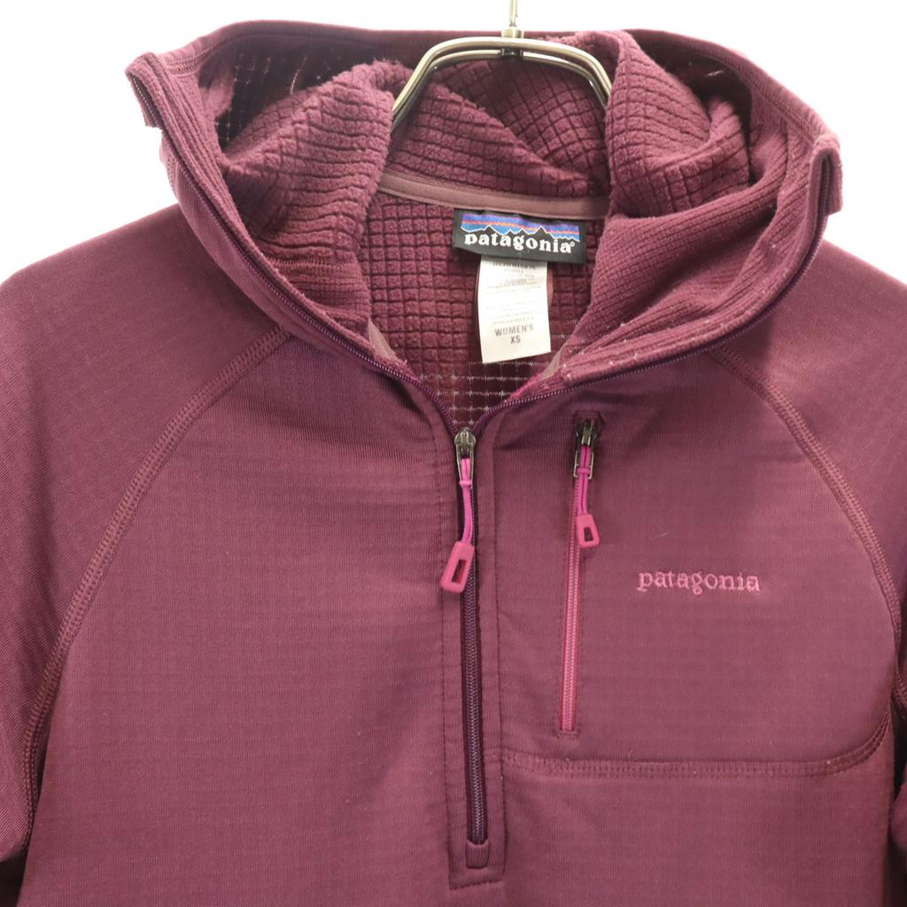 Patagonia Half Zip Jacket XS Purple 40075 Pullover with Fleece Lining Women Used