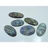 373Cts. Natural Labradorite Carving Oval Cabochon Loose Gemstone 07Pcs Lot LL-1151