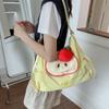 Japanese Fruit Small Shoulder Bag With Nylon Material For Casual Daily Use