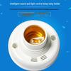 Surface-Mounted E27 Lamp Holder with Adjustable Smart Delay and Infrared Control